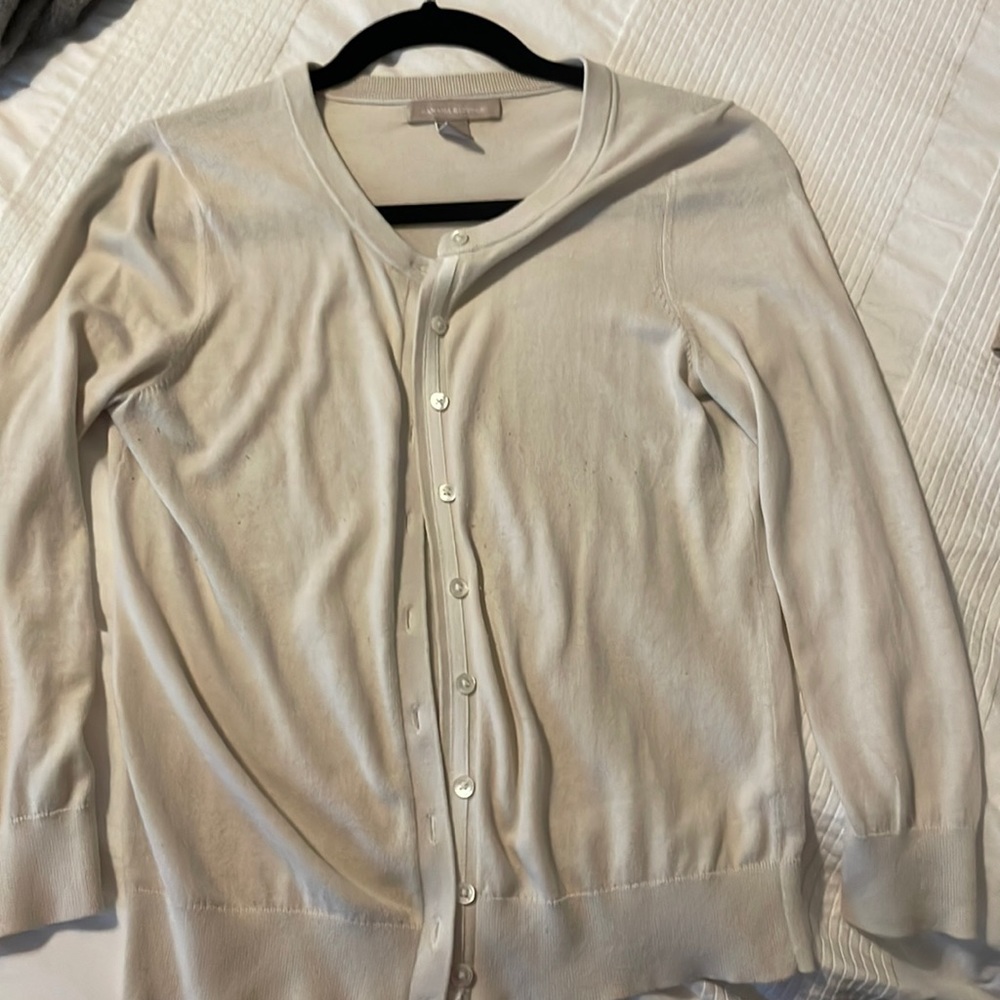 Banana republic small cream cardigan